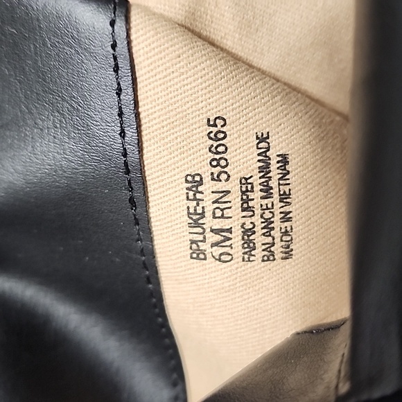 BP NORDSTROM Black Over the Knee Boots 6 LUKE Black Vegan Suede Fold Down - Picture 9 of 13